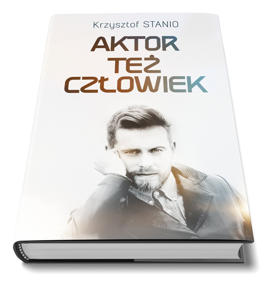Okładka książki „Aktor też człowiek” Krzysztofa Stanio